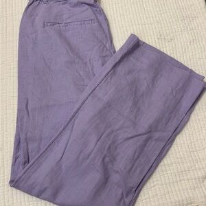 Lavender Dress Pants - Classic Straight Fit